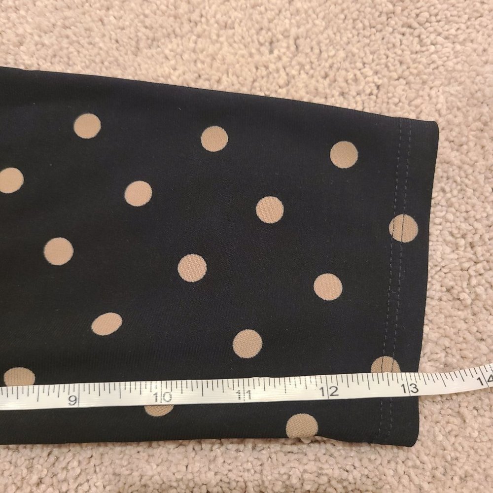 Lauren Ralph Lauren Polka Dot Faux Wrap Womens Size 16P - Picture 9 of 9